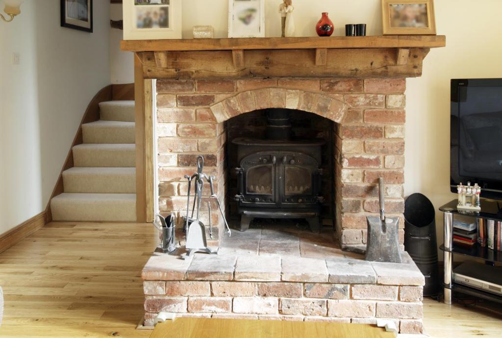 Alvechurch barn fireplace